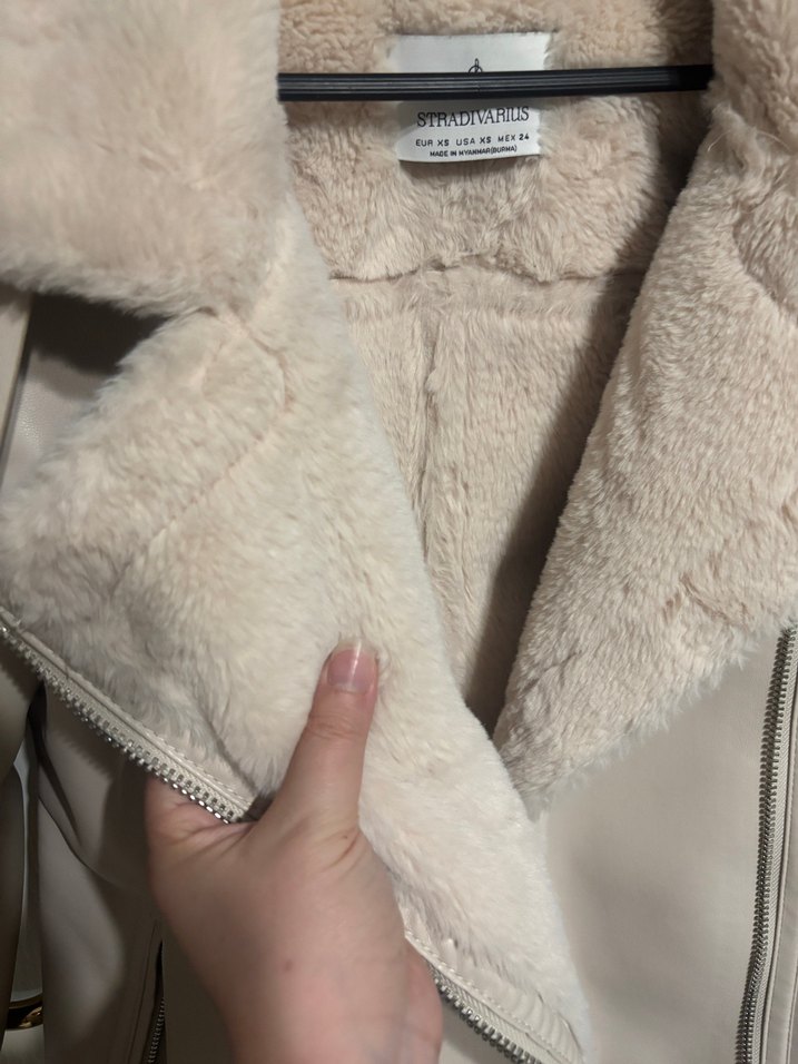 Stradivarius deri ceket - Görsel 3