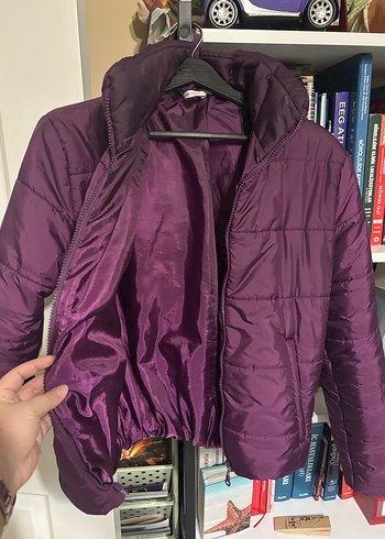 Fermuarlı Mor Defacto Mont - Görsel 3