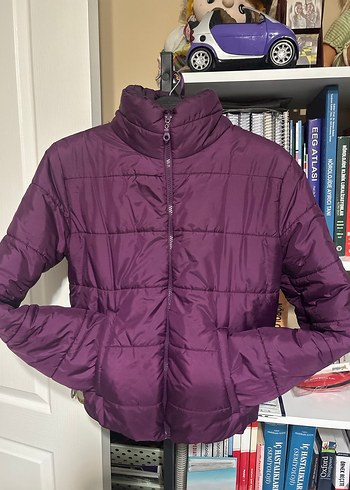 Fermuarlı Mor Defacto Mont - Görsel 9