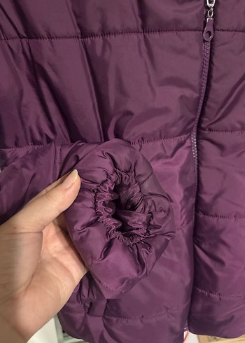 Fermuarlı Mor Defacto Mont - Görsel 4