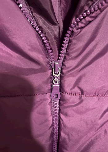 Fermuarlı Mor Defacto Mont - Görsel 6