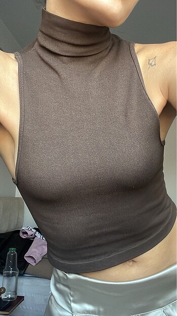 m Beden kahverengi Renk Pull&bear top