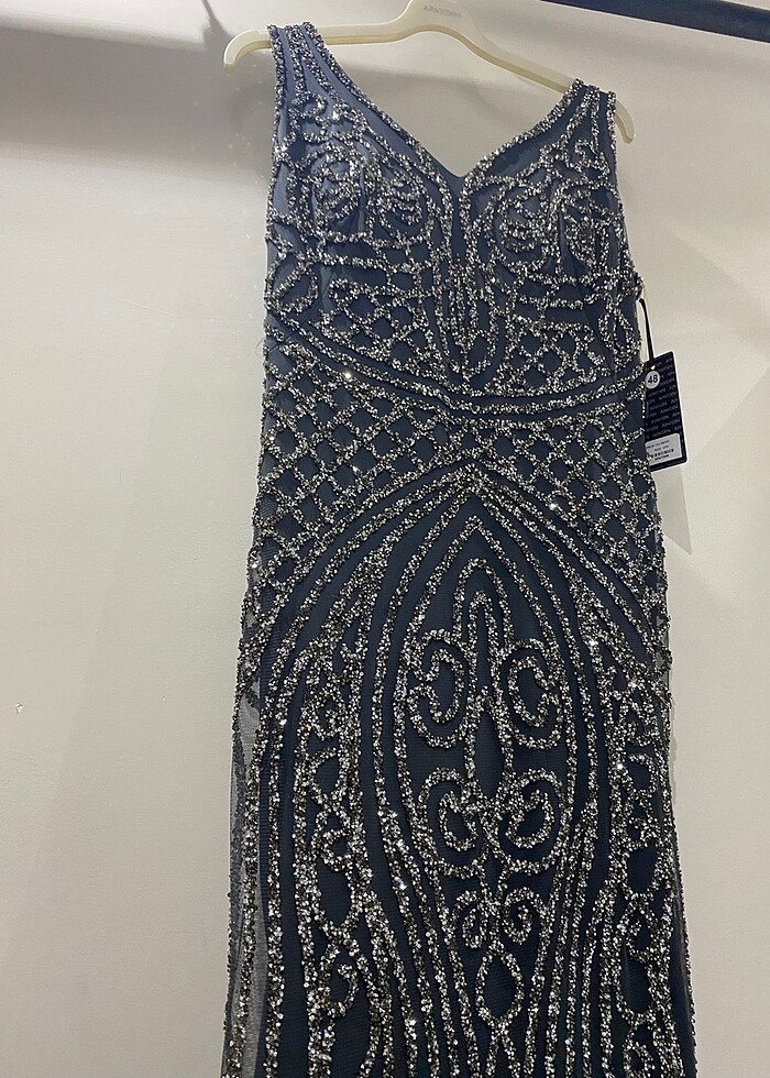 Taşlı ağır abiye - Görsel 3