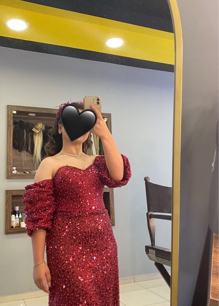 Taşlı abiye - Görsel 2