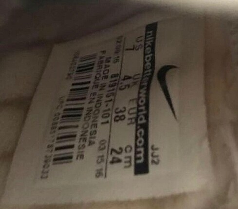 38 Beden Nike orjinal ayakkabı