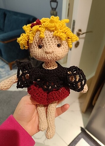 Organik amigurumi bebek