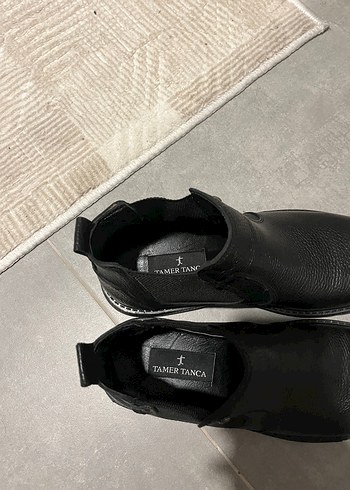 Erkek Siyah Minimalist Tokalı Bot (satıldı - Görsel 4