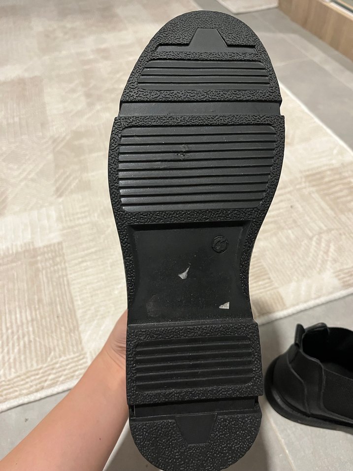 Erkek Siyah Minimalist Tokalı Bot (satıldı - Görsel 5