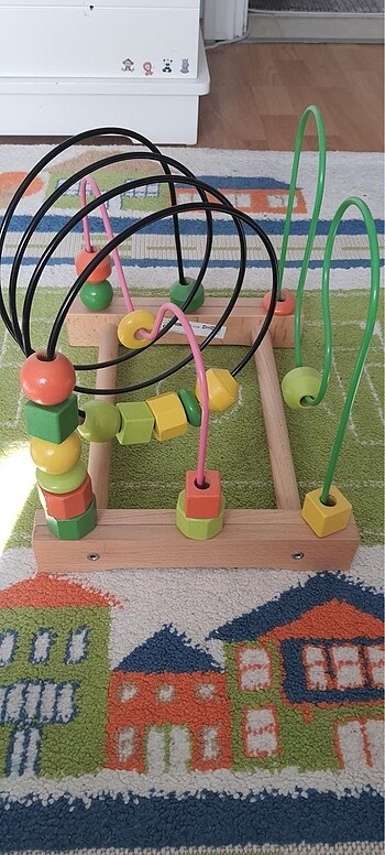 Ikea İkea ahşap boncuklu oyuncak