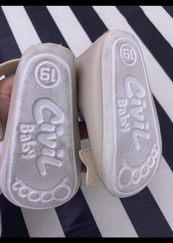 Kız Çocuk Bej Fiyonklu Babet Ayakkabı - Görsel 2