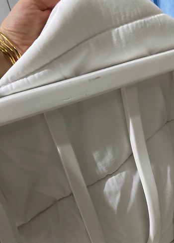 Beyaz Sallanır Bebek Beşiği - Görsel 2