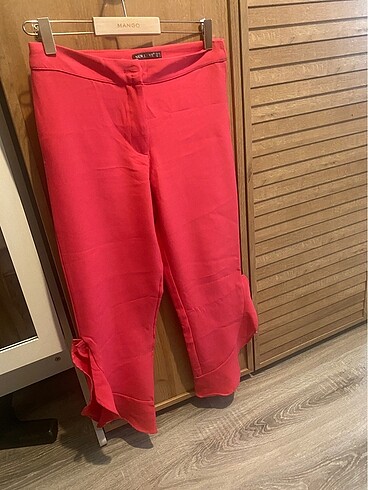 Pembe klasik pantolon