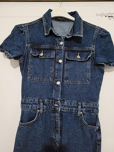 m Beden mavi Renk Milli denim tulum