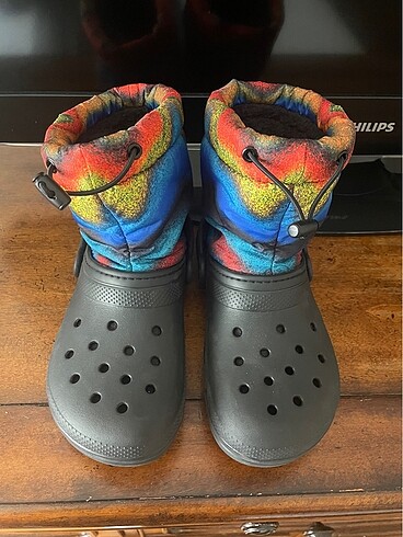 Crocs içi kürklü çocuk bot