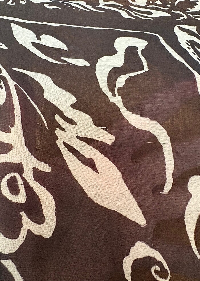 Siyah Beyaz Pareo - Görsel 4