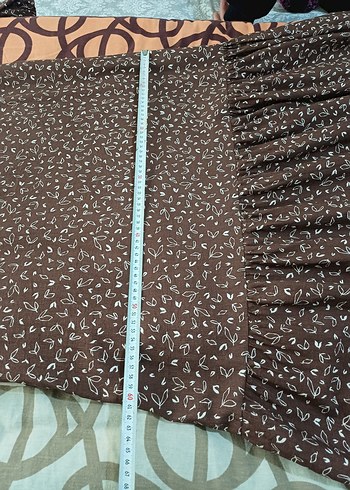 Kadın Kahverengi Uzun Bohem Elbise - Görsel 13