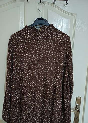 Kadın Kahverengi Uzun Bohem Elbise - Görsel 6