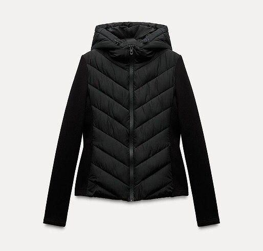 Zara Yeni Sezon Siyah Mont Ceket