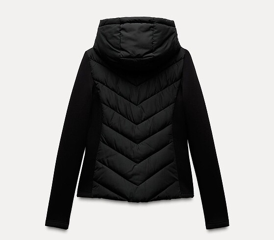 xs Beden Zara Yeni Sezon Siyah Mont Ceket