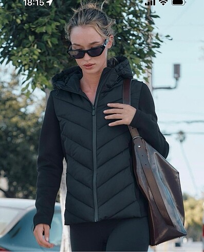 Zara Zara Yeni Sezon Siyah Mont Ceket
