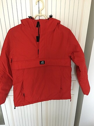 Kırmızı spor sweat mont