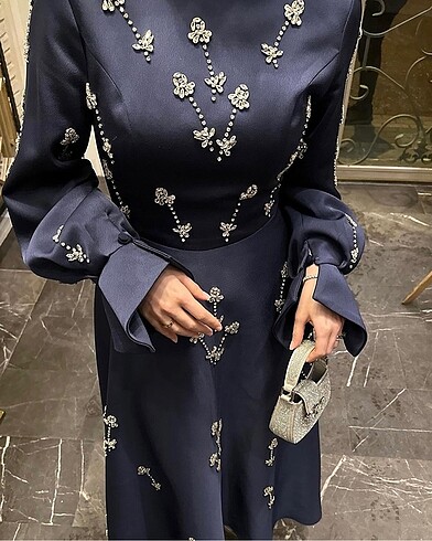s Beden lacivert Renk Sa Rooh Couture