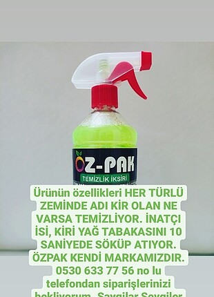 Ozpak Temizlik iksiri