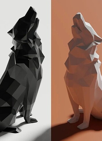 Dekoratif Kurt Figürü  - Görsel 2