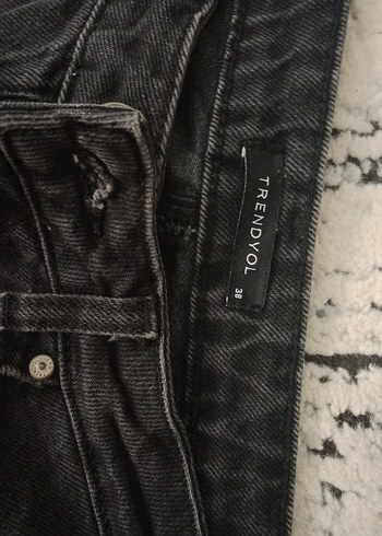 Trendyol & Milla Siyah Kadın Regular Fit Denim Pantolon