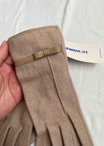 Bej Kadın Eldivenleri - Görsel 2