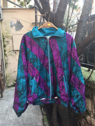 Vintage bomber yagmurluk