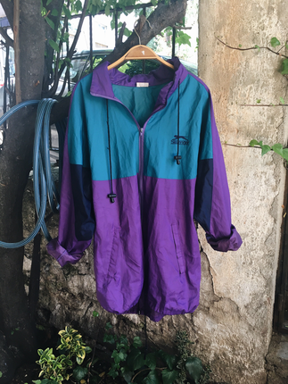 Vintage bomber yagmurluk
