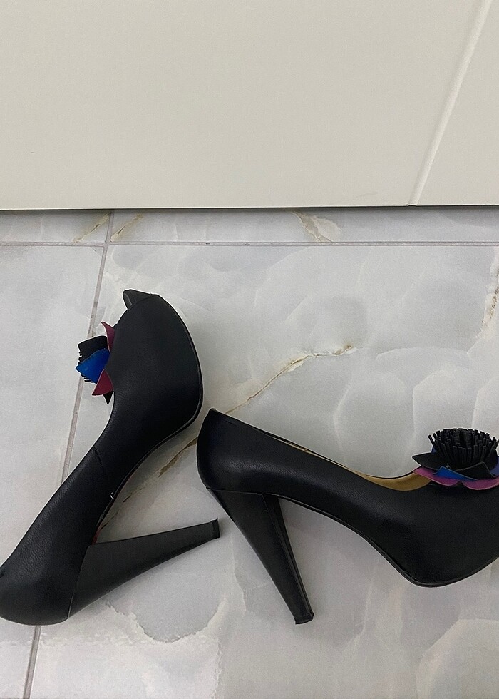 Platform topuklu ayakkabı - Görsel 3