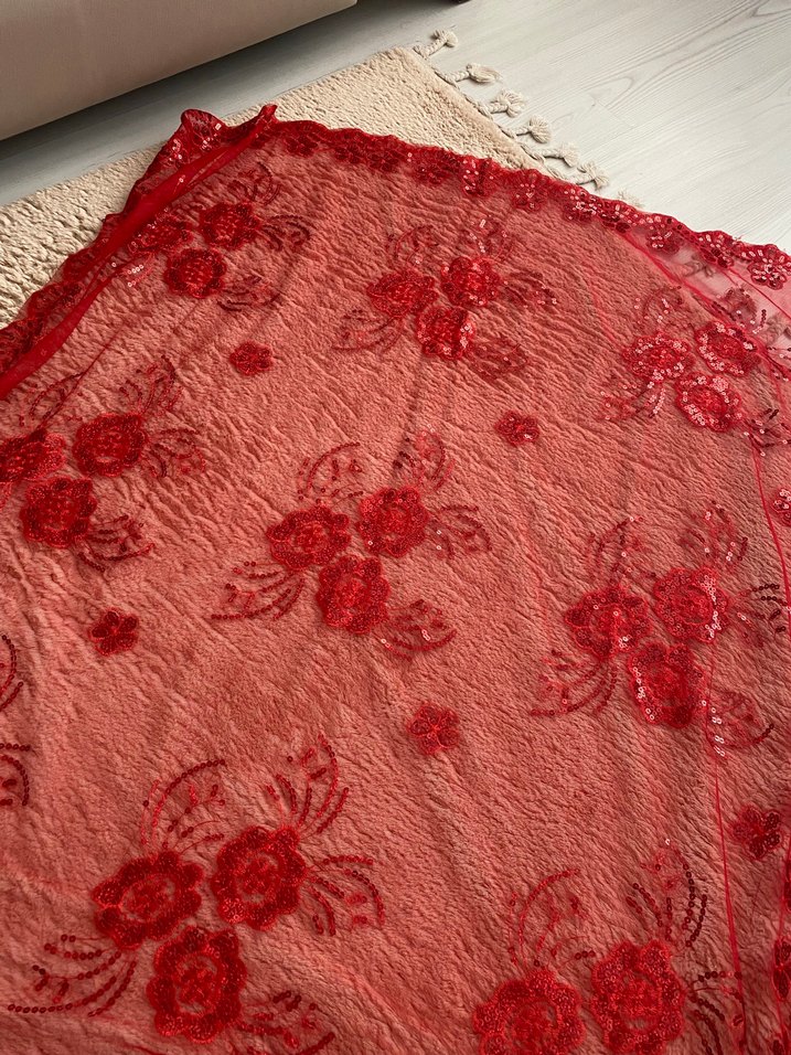 Gelin damat kına duvağı - Görsel 3