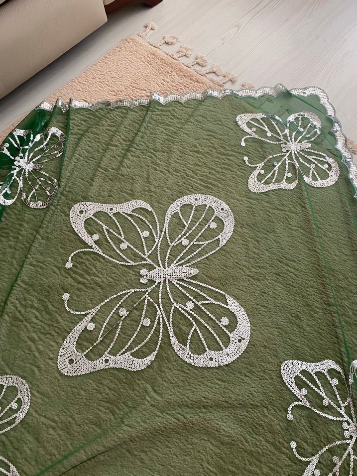 Gelin damat kına duvağı - Görsel 5