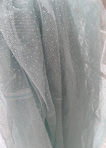 Beyaz Nakışlı tül ve 2 adet fon perde - Görsel 12