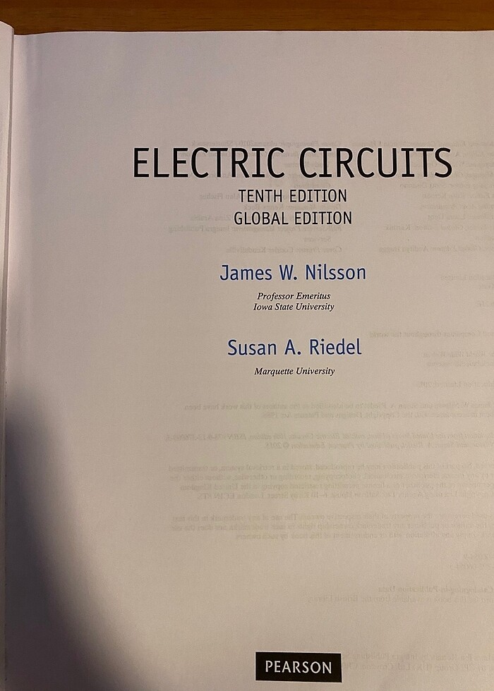Electric Circuits Pearson Tenth Edition - Görsel 2