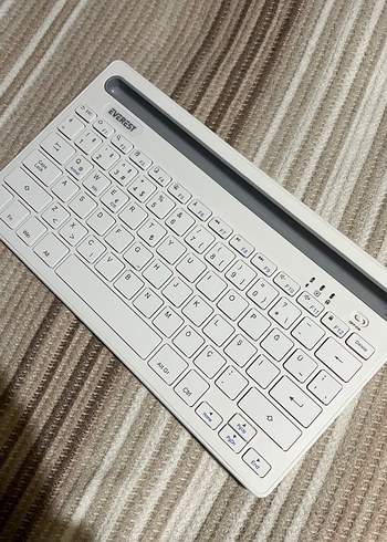 Everest Beyaz Kablosuz Klavye - Görsel 4