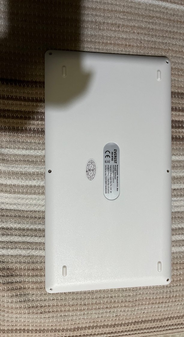 Everest Beyaz Kablosuz Klavye - Görsel 3