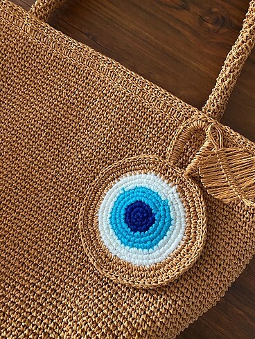 Pull and Bear Kağıt ip plaj çantası