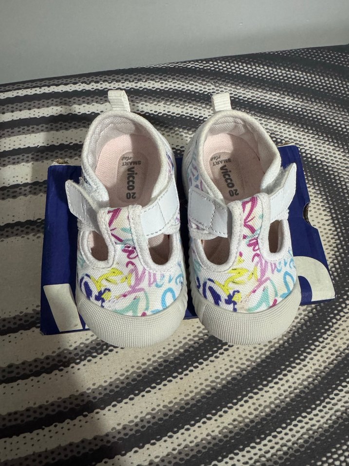 Kız Bebek Çok Renkli İlk Adım Ayakkabısı - Görsel 4