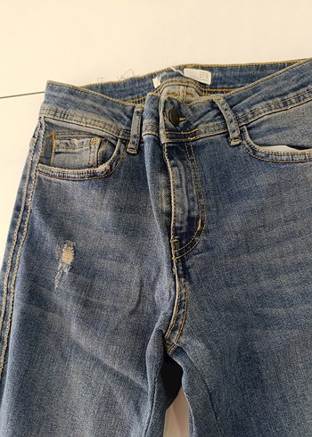 Gevşek Kesim Kadın Midi Kot Pantolon