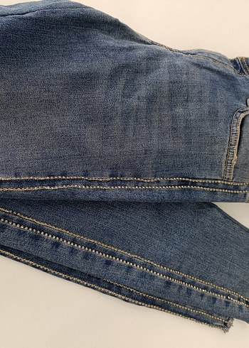 Diğer Gevşek Kesim Kadın Midi Kot Pantolon