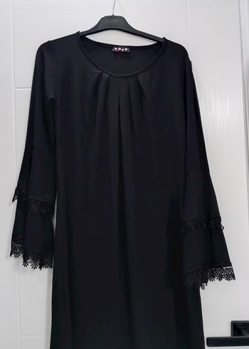 Siyah Uzun Kollu V Yaka Tunik - Görsel 5