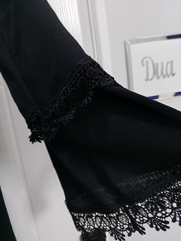 Siyah Uzun Kollu V Yaka Tunik - Görsel 4