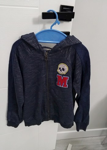 Erkek Çocuk Kapüşonlu Fermuarlı Sweatshirt - Görsel 2