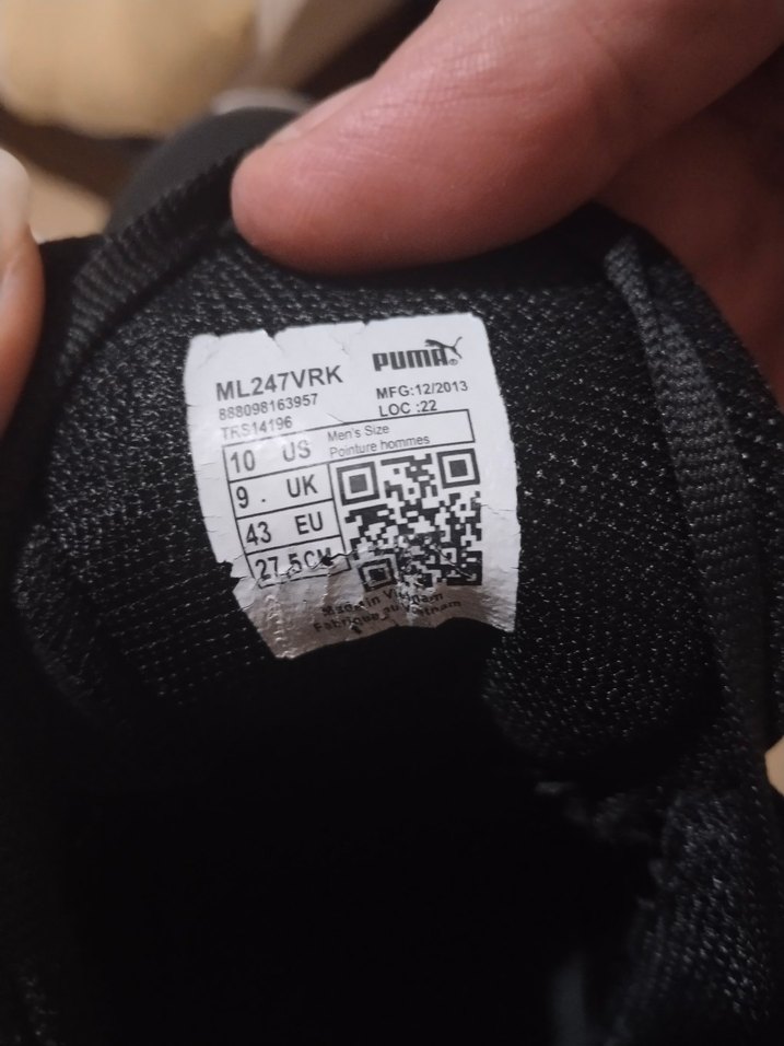 Siyah Gri Puma Erkek Spor Ayakkabı (orjinal) - Görsel 4