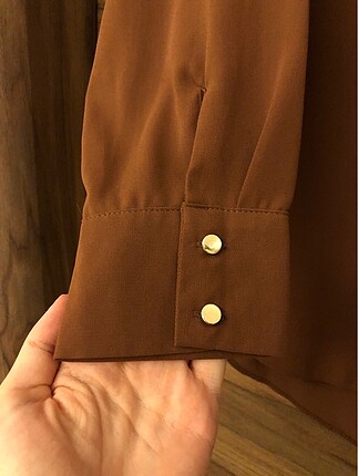 Primark Uzun bluz karamel