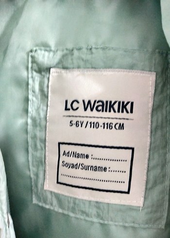mint yeşili Kız Yelek Düğmeli lcw marka - Görsel 3