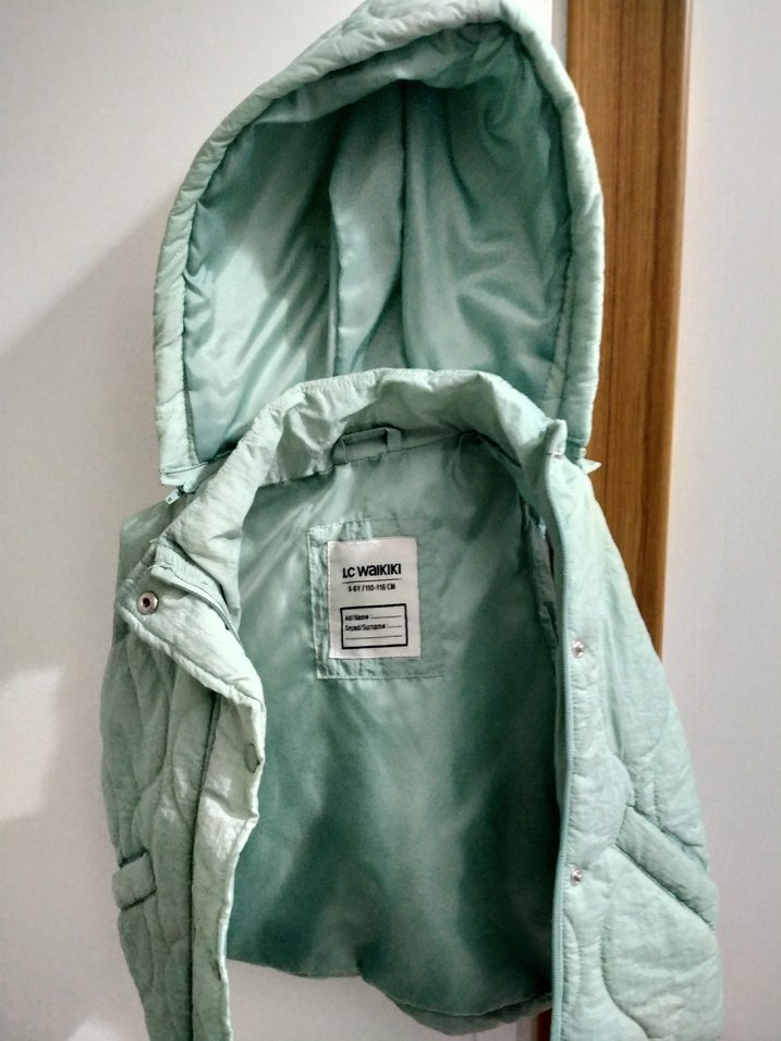 mint yeşili Kız Yelek Düğmeli lcw marka - Görsel 2
